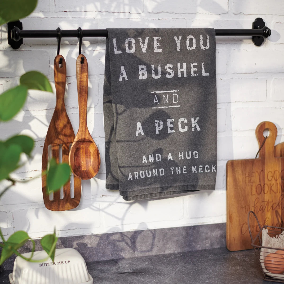Love You A Bushel And A Peck Kitchen Towel