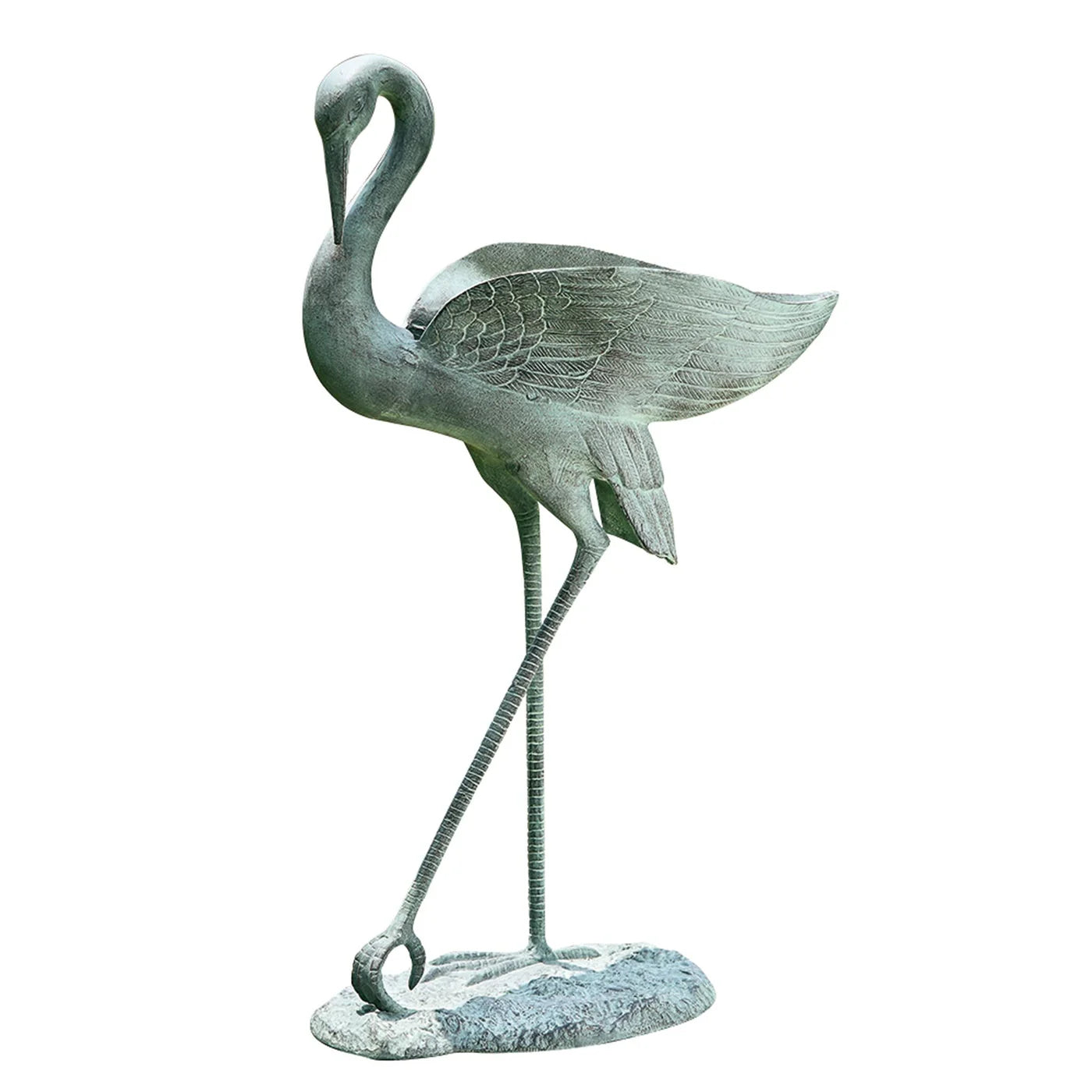 Crane Planter Holder