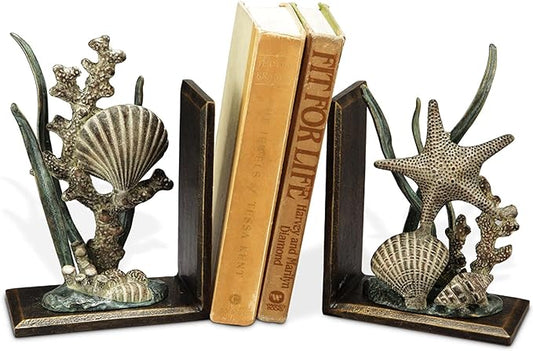 Shell Bookends Set