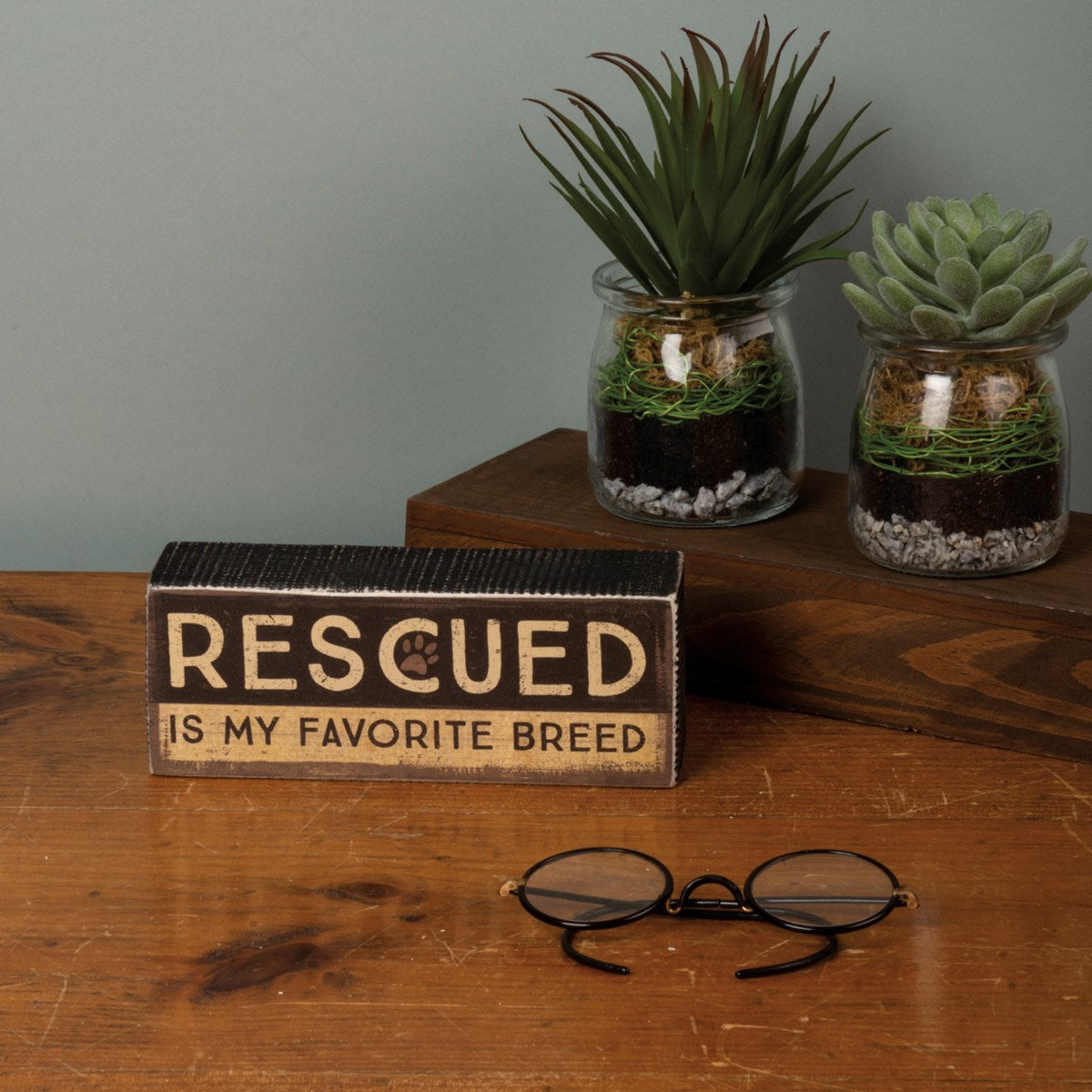 Box Sign - Rescued