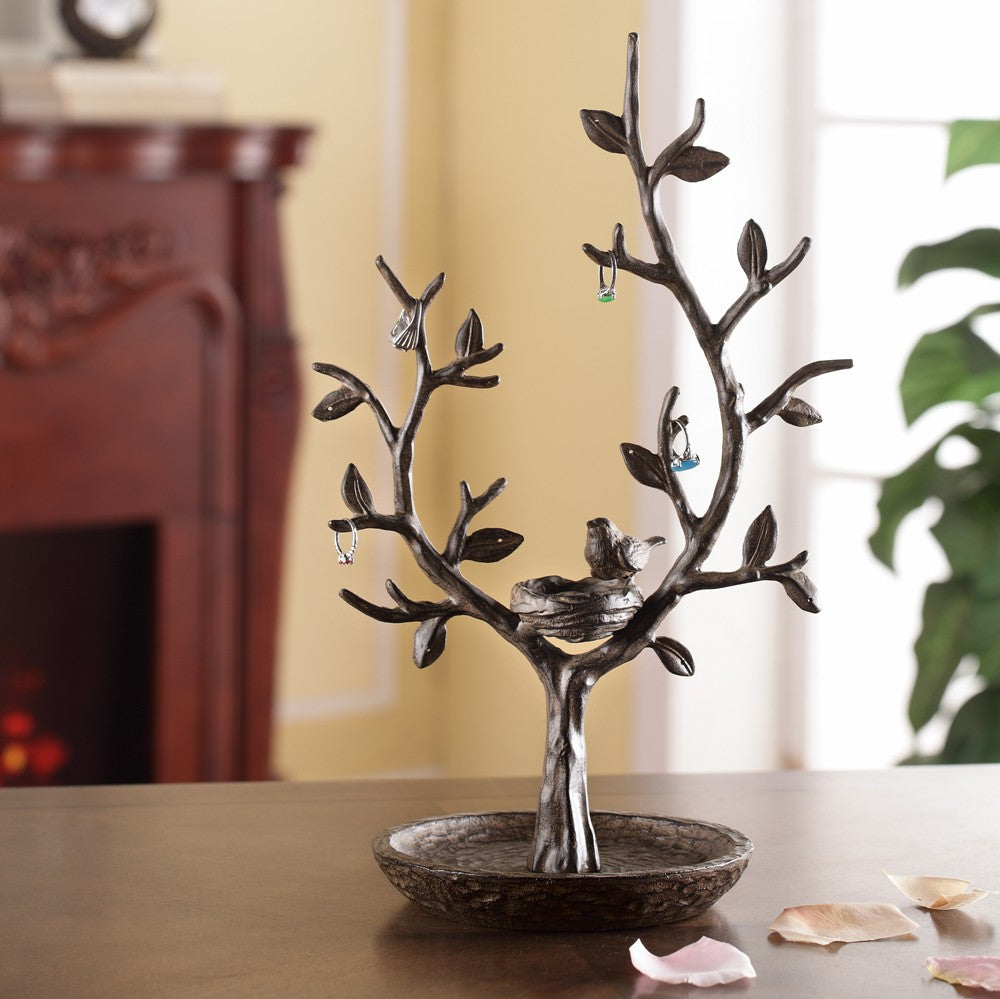 Bird & Twig Jewelry Tree & Nest