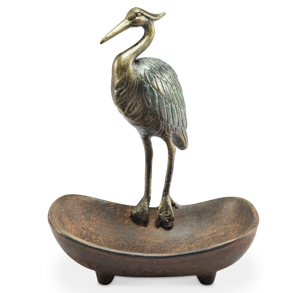 Heron soap dish
