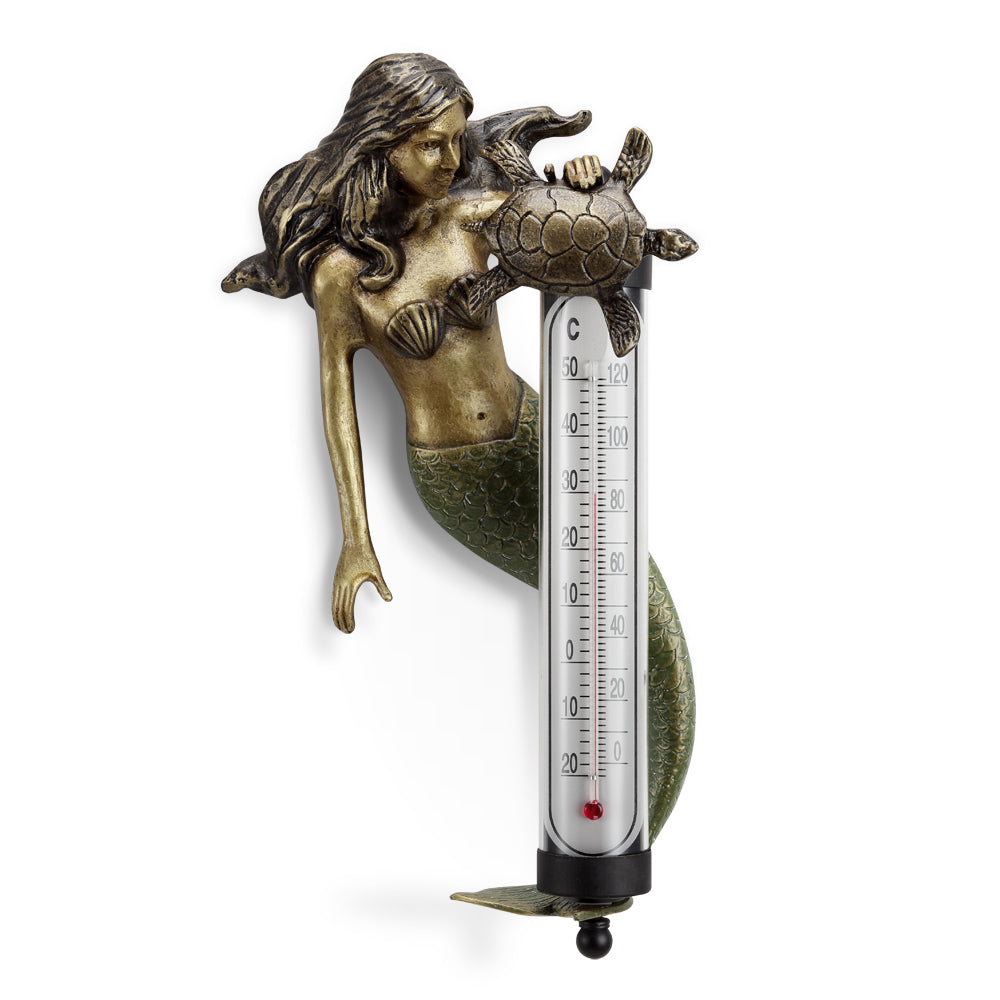 Mermaid Wall Mounted Thermometer