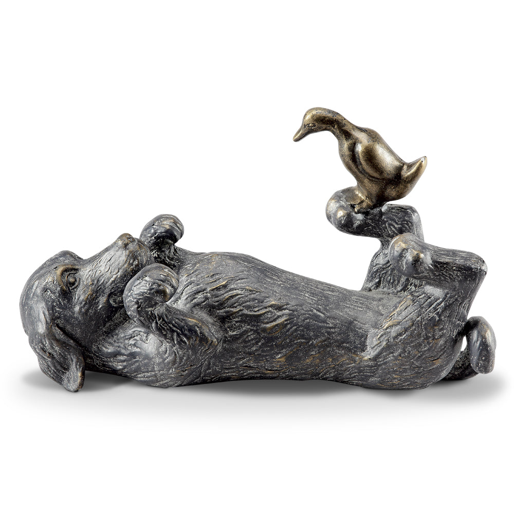 Puppy Play Garden Sculpture