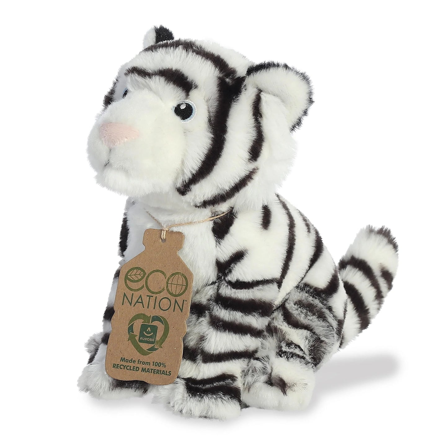 Eco Nation - 9" White Tiger