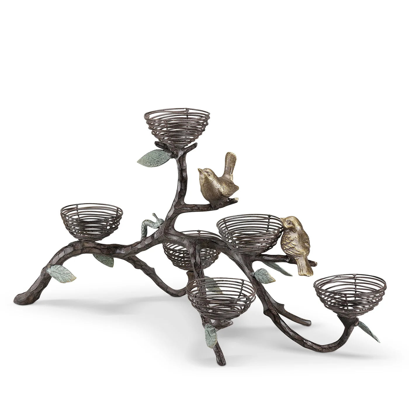 Birds And Nests Candelabra