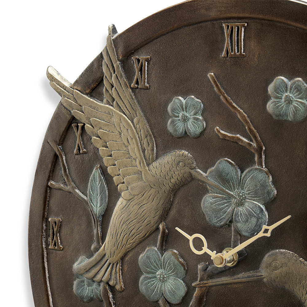 Hummingbird Pair Wall Mounted