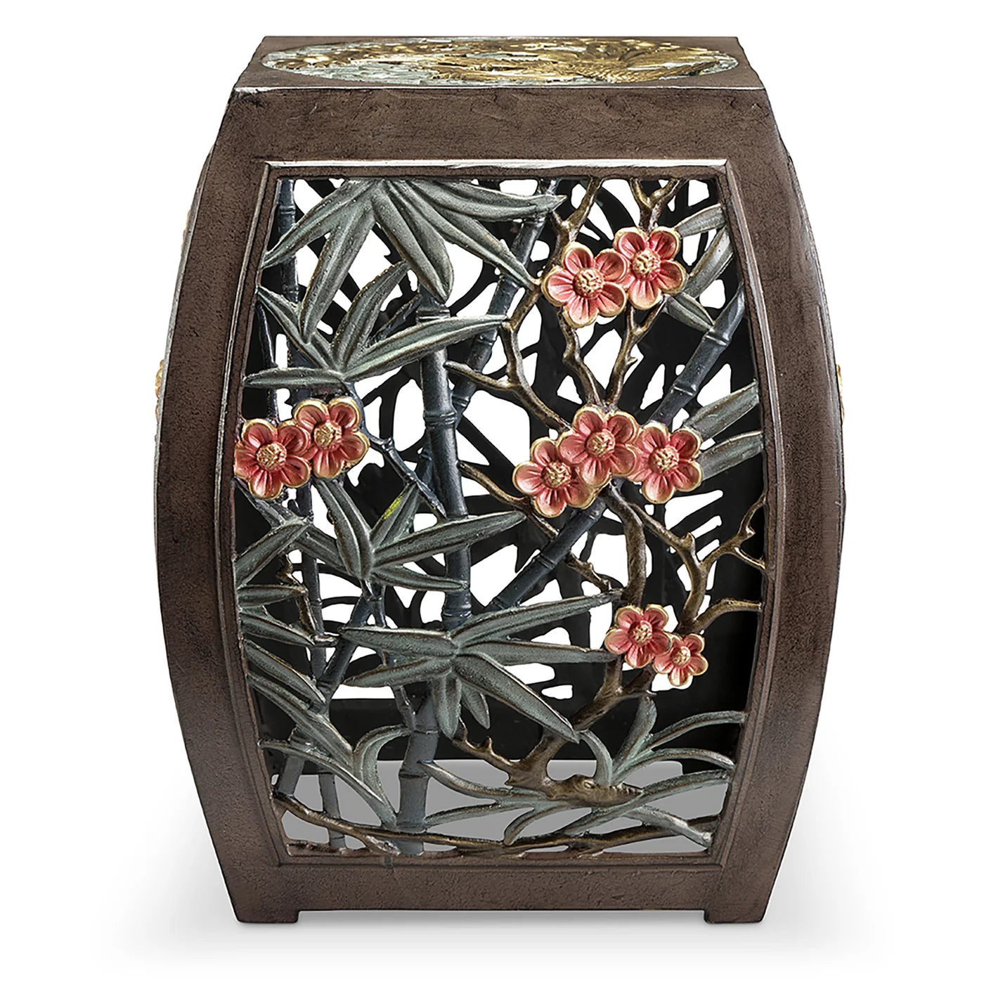 Phoenix and Blossom Garden Stool