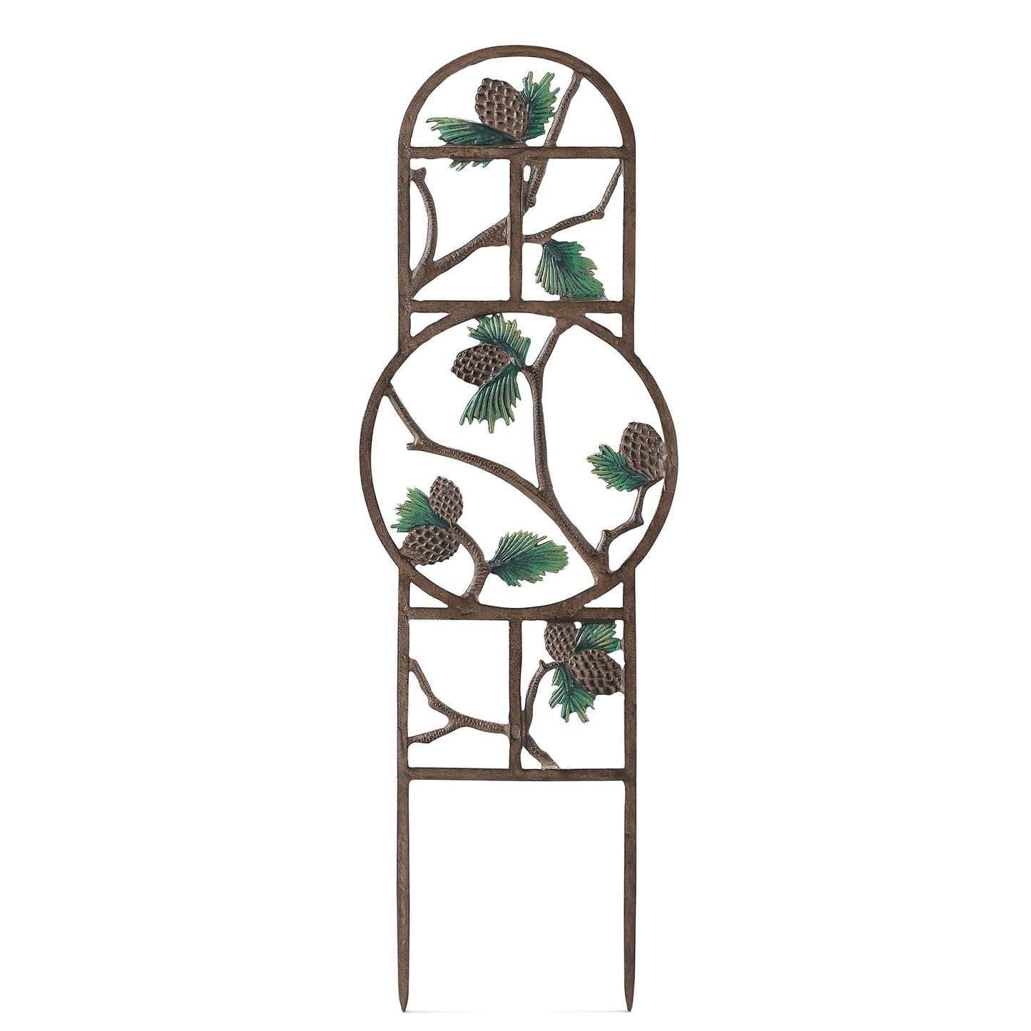 Pinecone And Branch Trellis