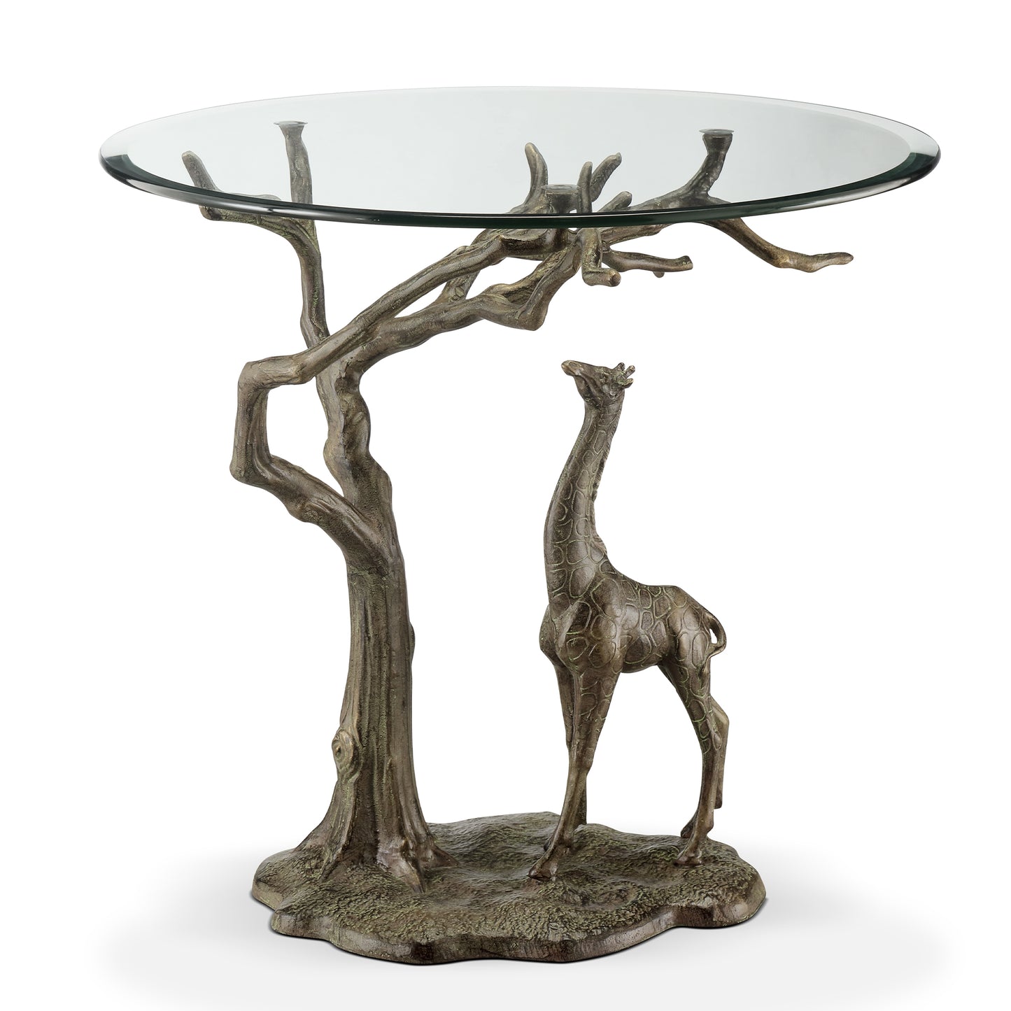 Savannah Giraffe End Table