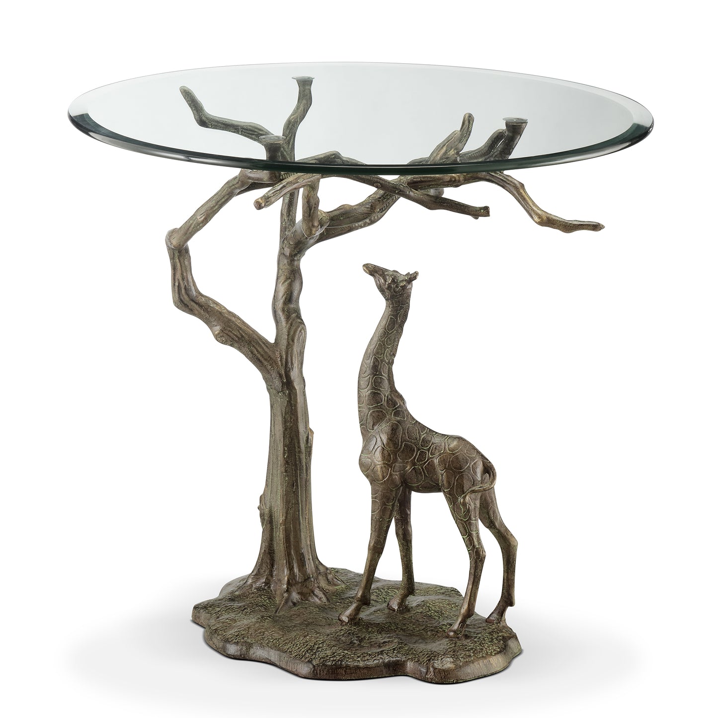 Savannah Giraffe End Table