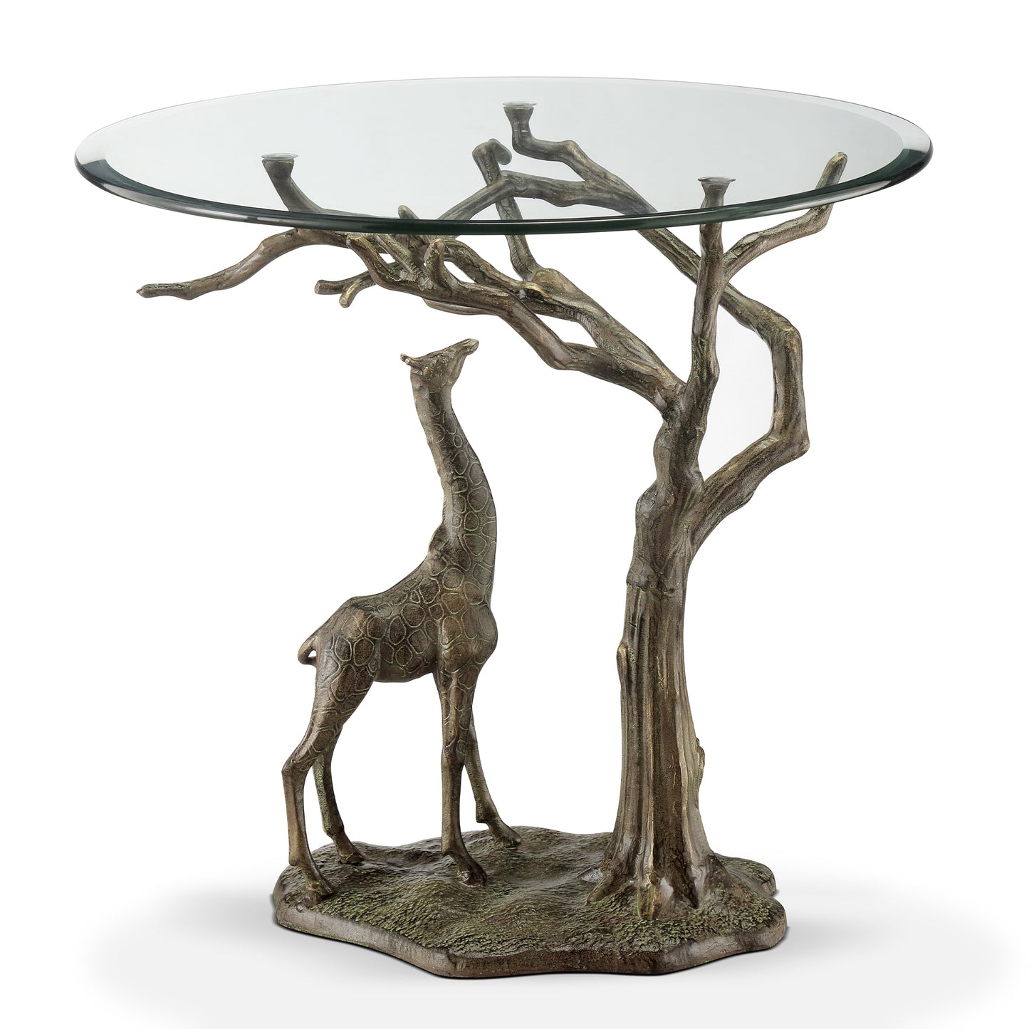 Savannah Giraffe End Table