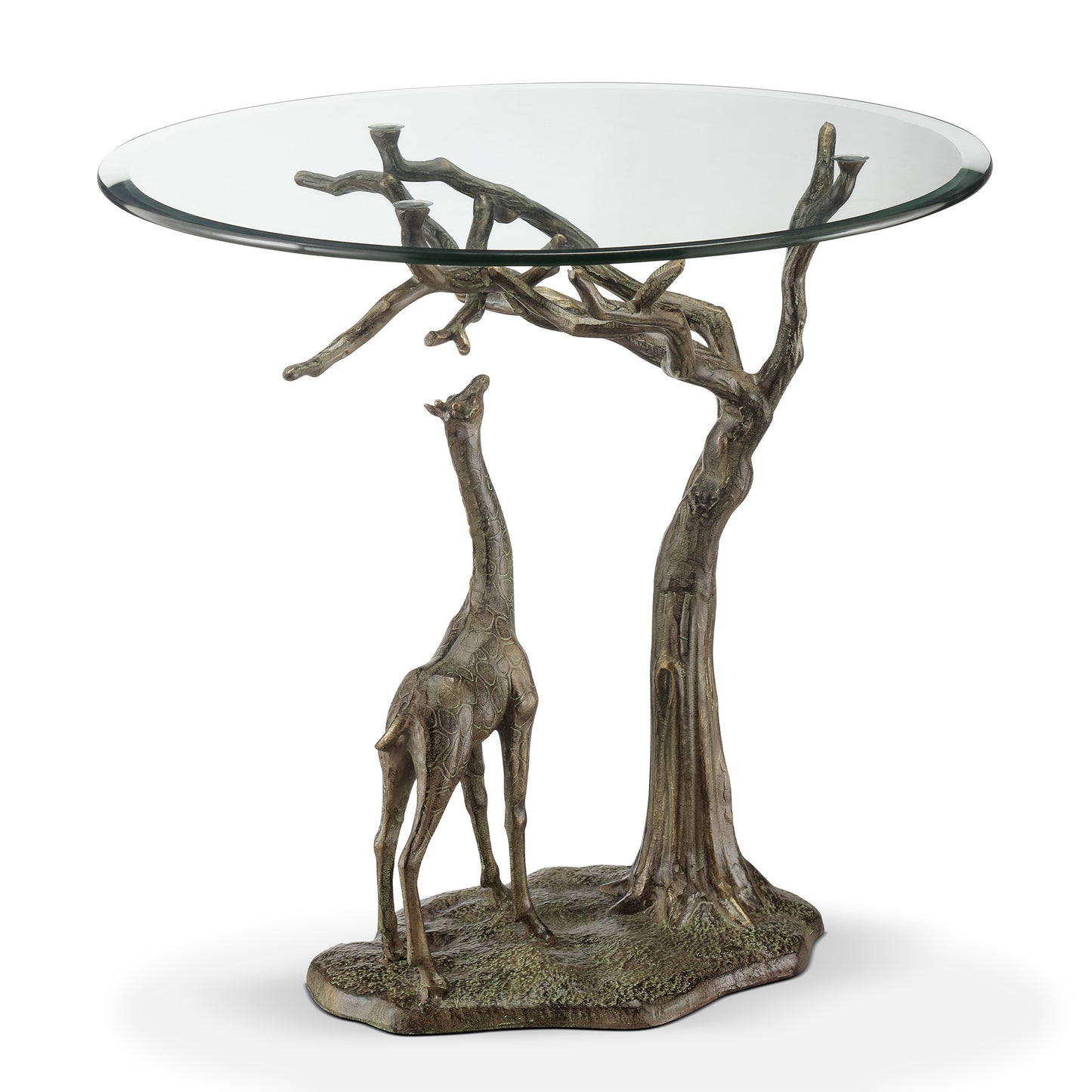 Savannah Giraffe End Table