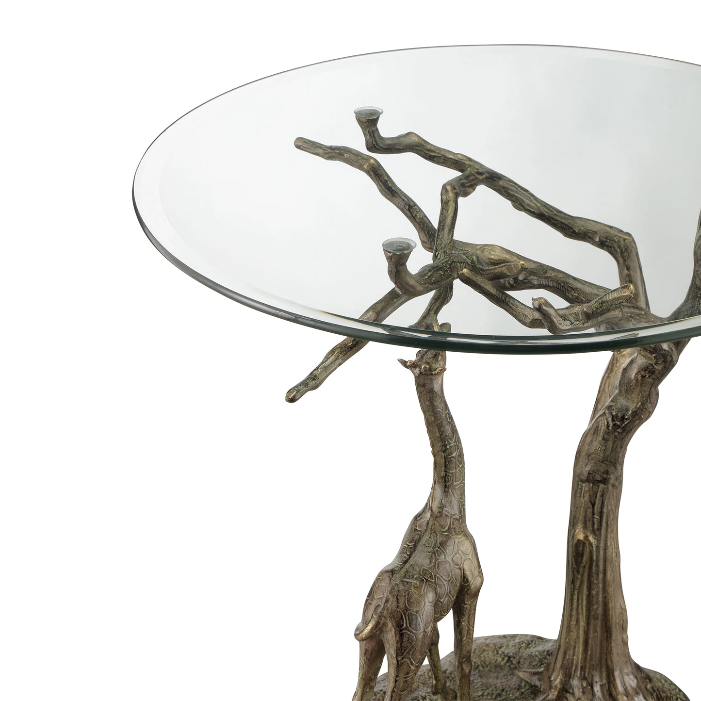 Savannah Giraffe End Table