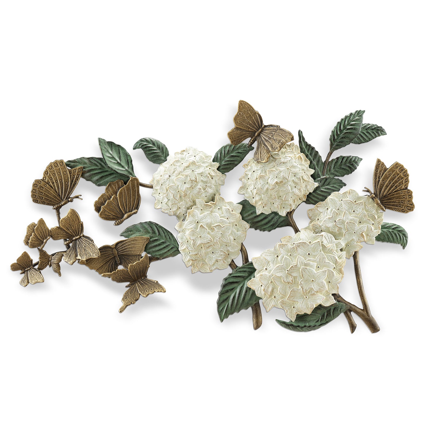 Hydrangea And Butterfly Wall Hanging