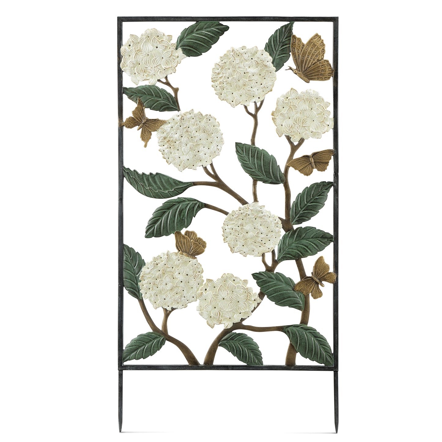Hydrangea And Butterfly Trellis