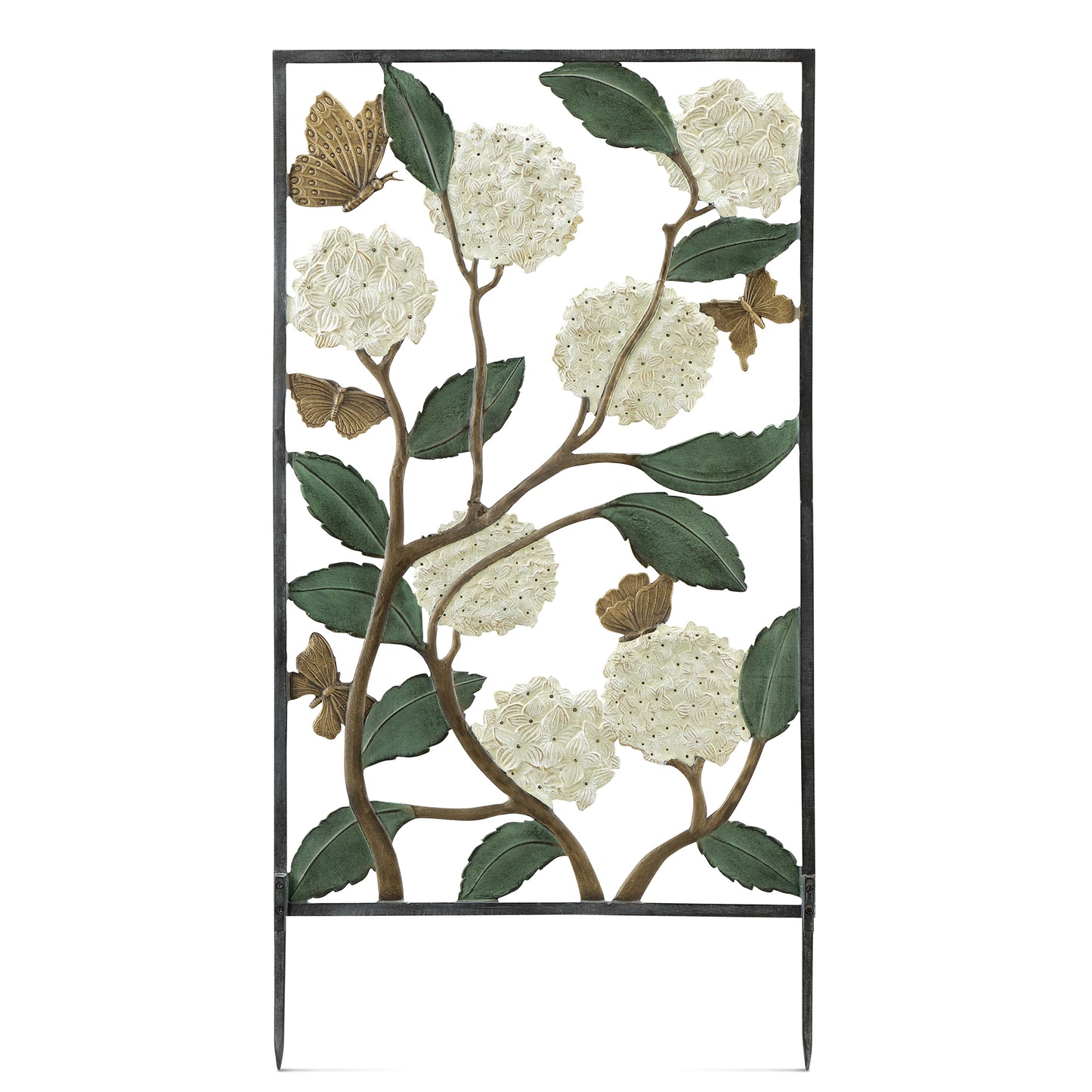 Hydrangea And Butterfly Trellis