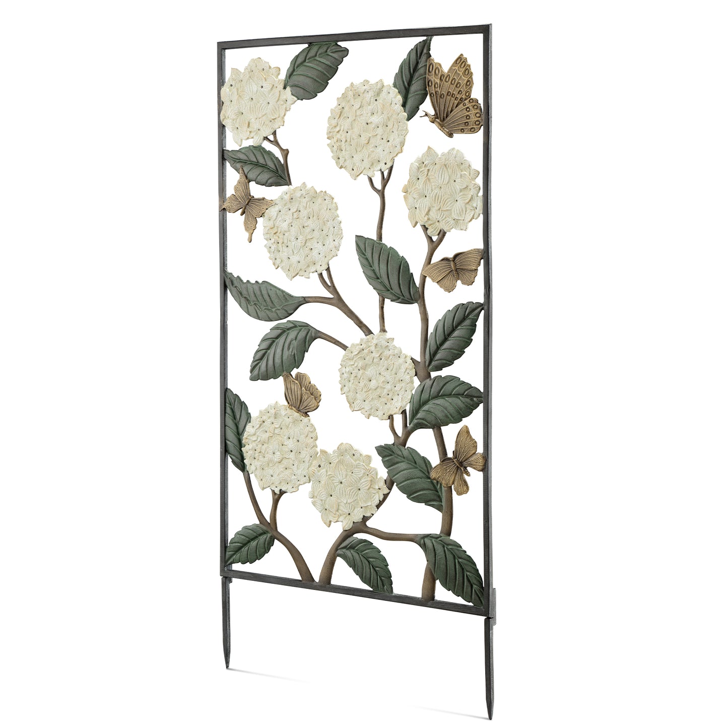 Hydrangea And Butterfly Trellis