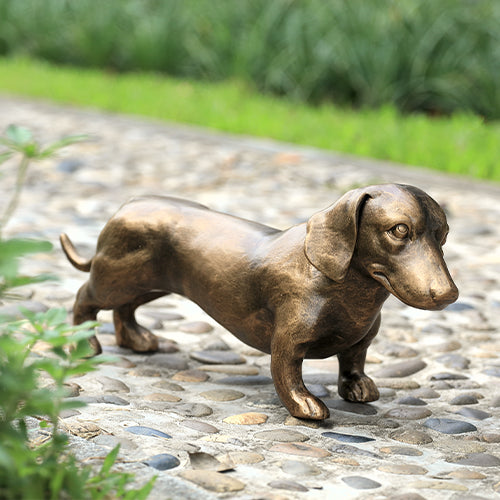 Dachshund Garden Sculpture