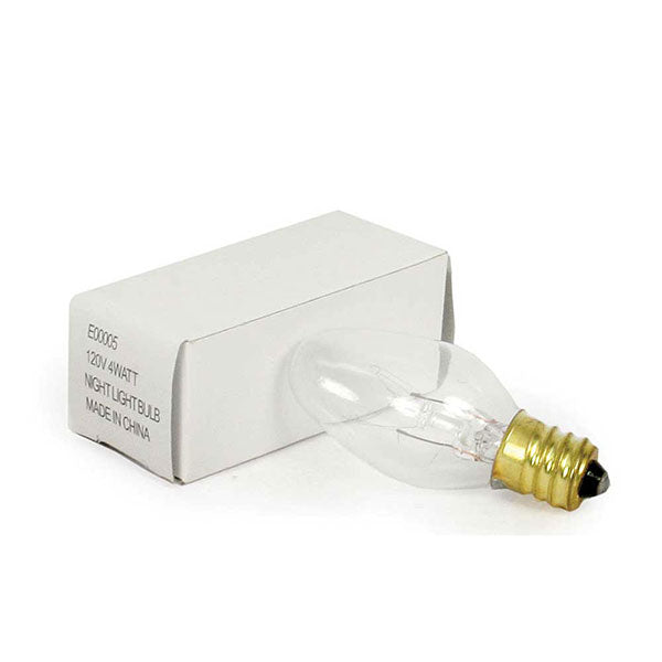 4 Watt Clear Night Light Bulb