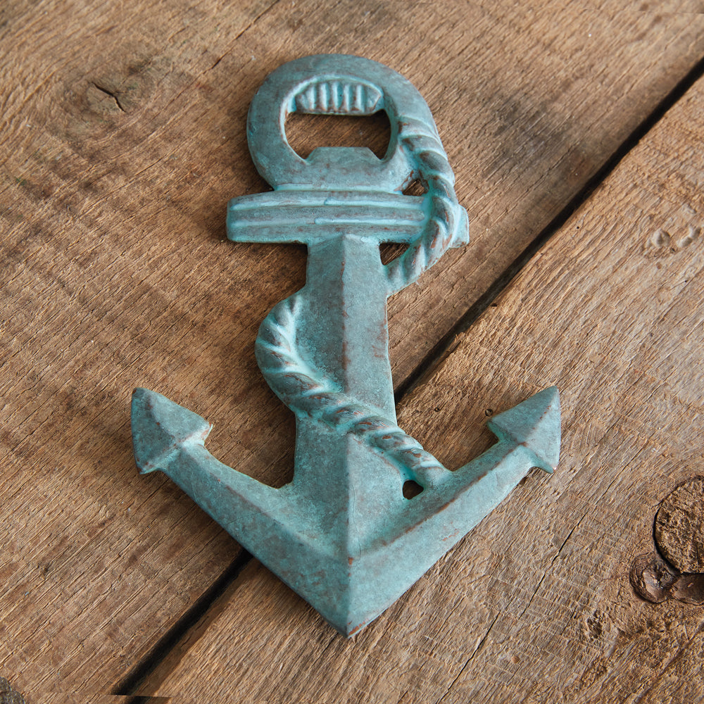Verdigris Anchor Bottle Opener