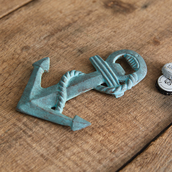 Verdigris Anchor Bottle Opener