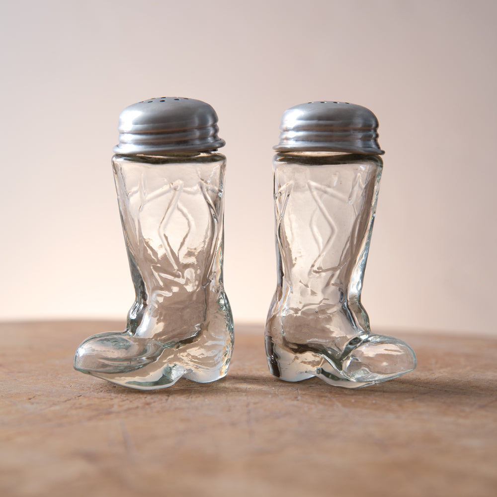 Cowboy Salt Pepper And Napkin Caddy