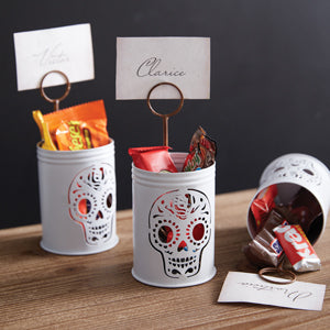 Sugar Skull Luminary Place Card Holder