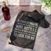 Kitchen Towel Wine Bottles
