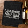 Kitchen Towel - Rescued Wine