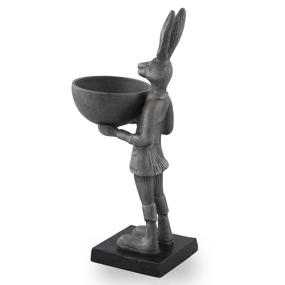 Rabbit Gardener with Bowl