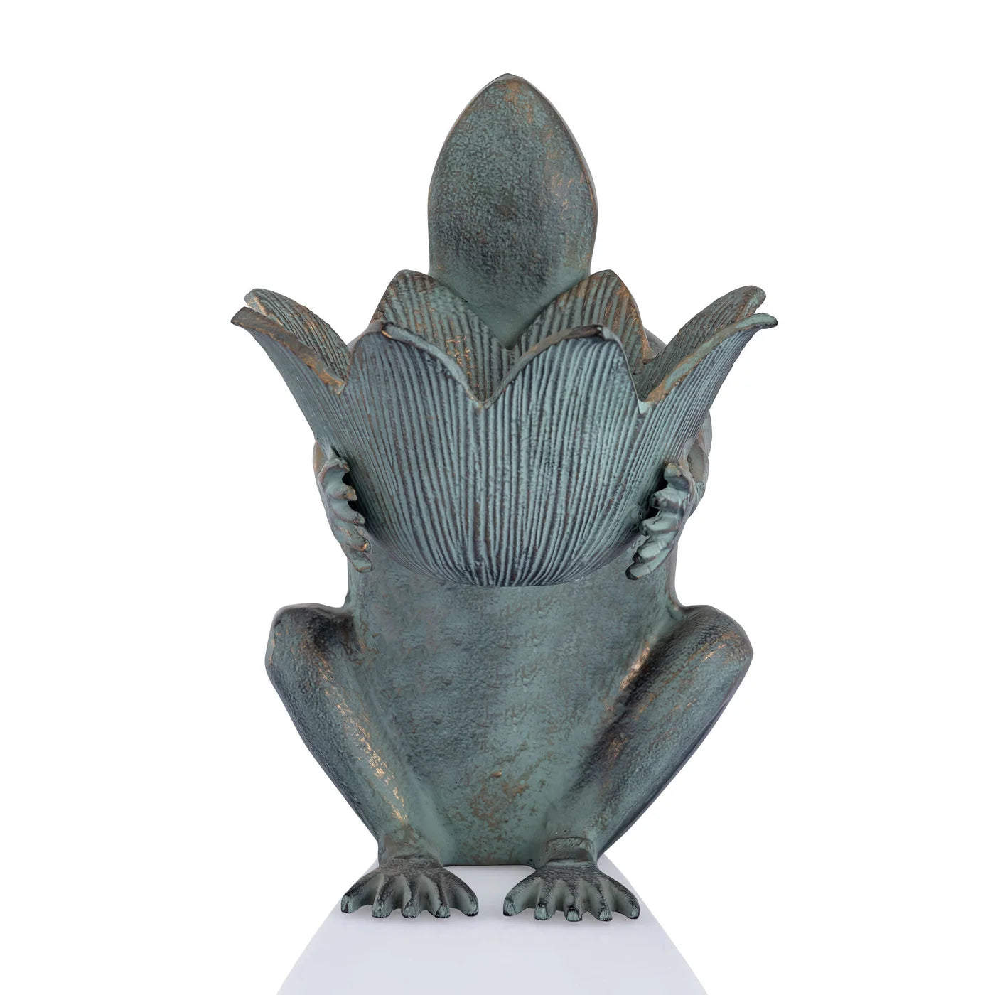 Frog Royalty With Crown Birdfeeder