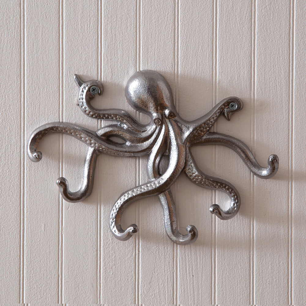 Metal Octopus Wall Hooks