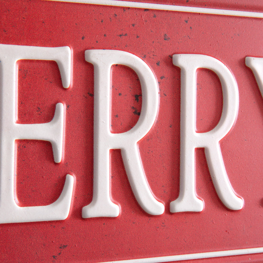 Merry Christmas Street Sign