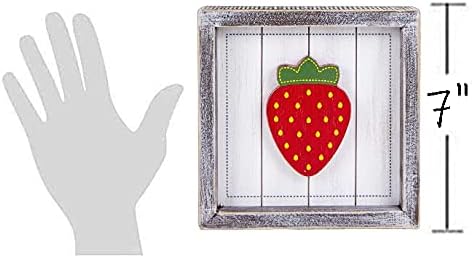 Fruity Wood Box Sign (Strawberry)