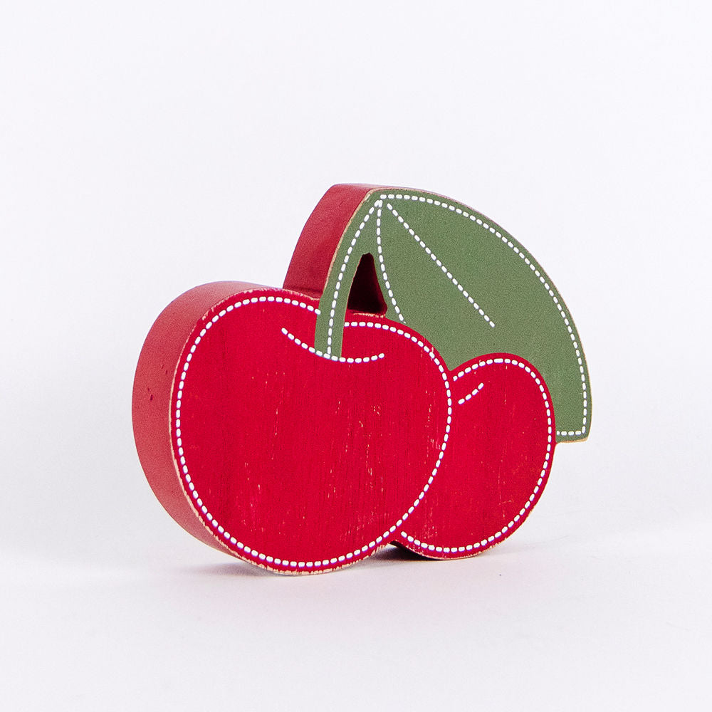 6x5x1 Chunky Wood Shape (CHERRY) Multicolor Life Is Sweet Collection