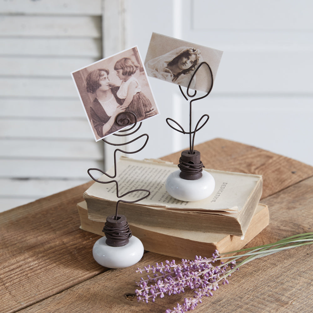 Vintage Doorknob Photo Holder