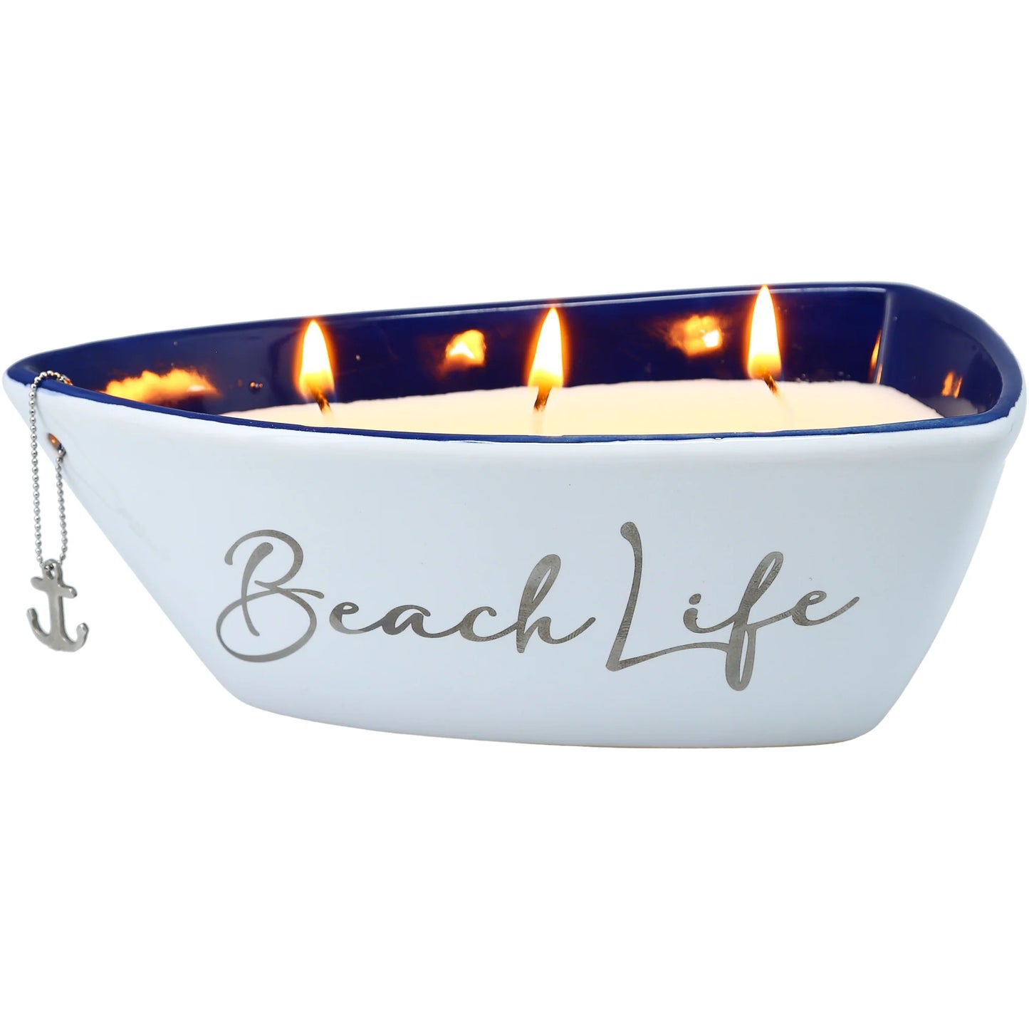 Beach Triple Wick 10 oz 100% Soy Wax Candle Scent: Fresh Linen