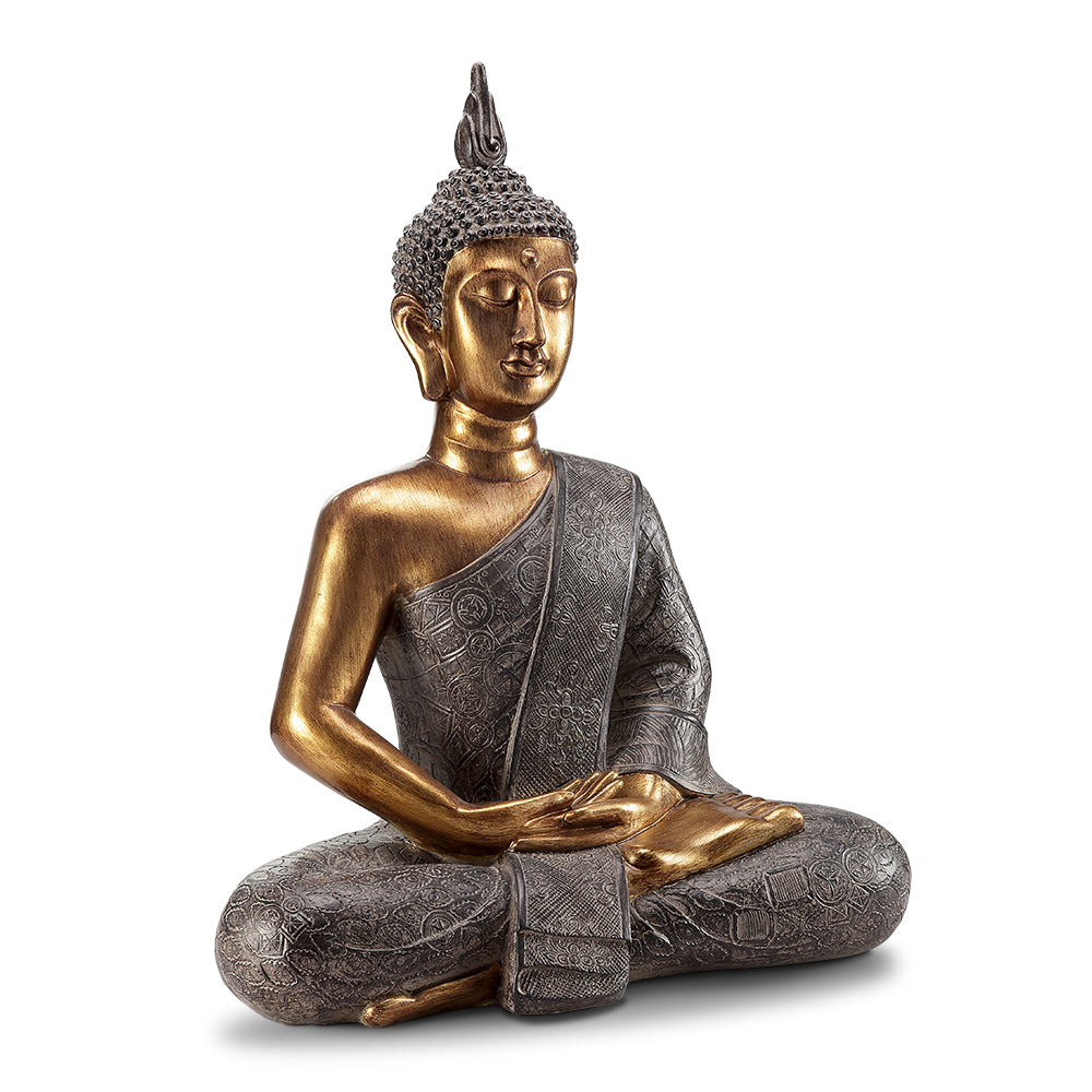 Thoughtfull Buddha Garden Sculpture