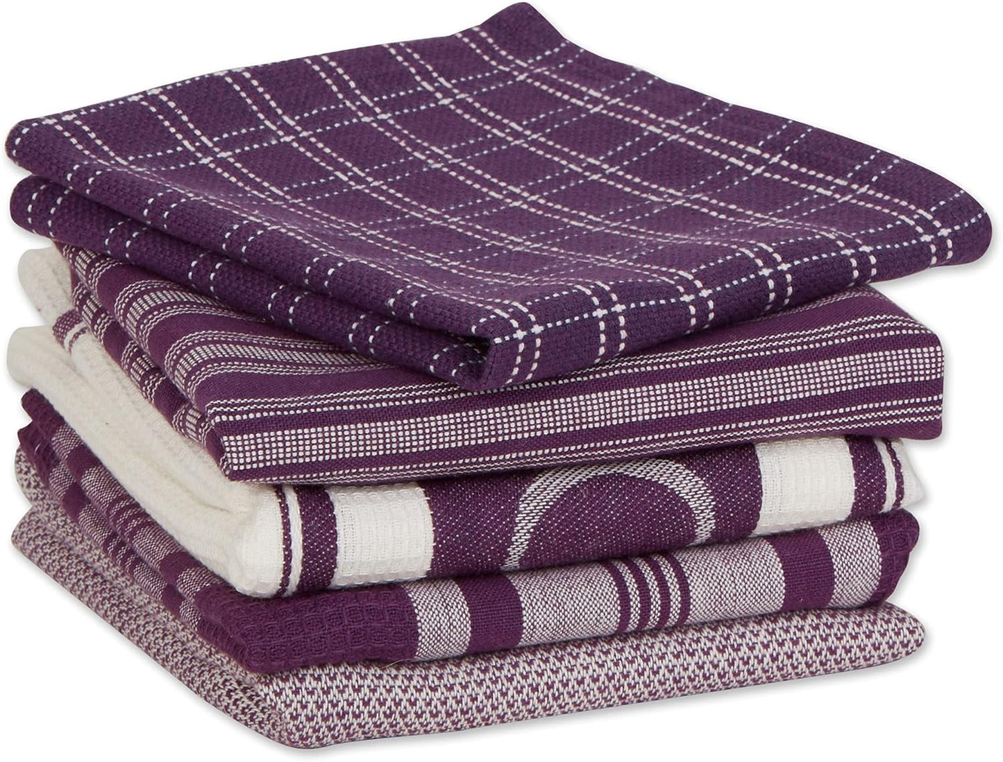 Eggplant Dishtowel & Dishcloth
