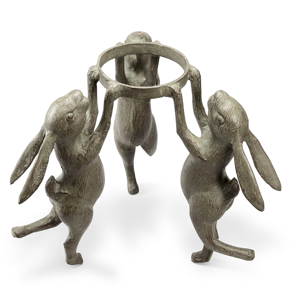 Rabbit Triplets Planter Holder