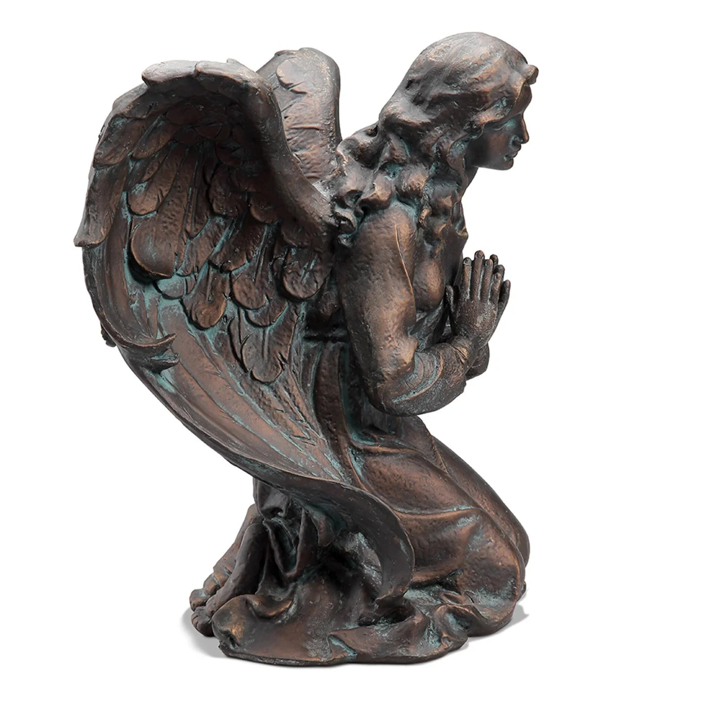 Thoughtful Angel Garden Sculpture