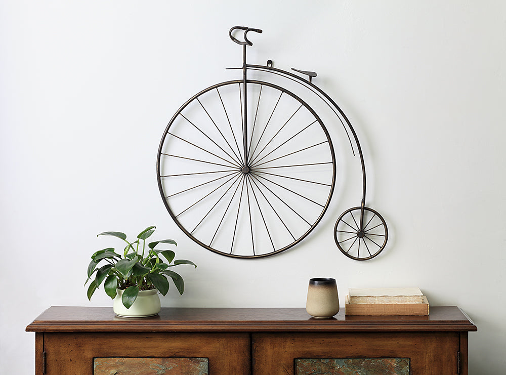 Victorian Bicycle Wall Hanging