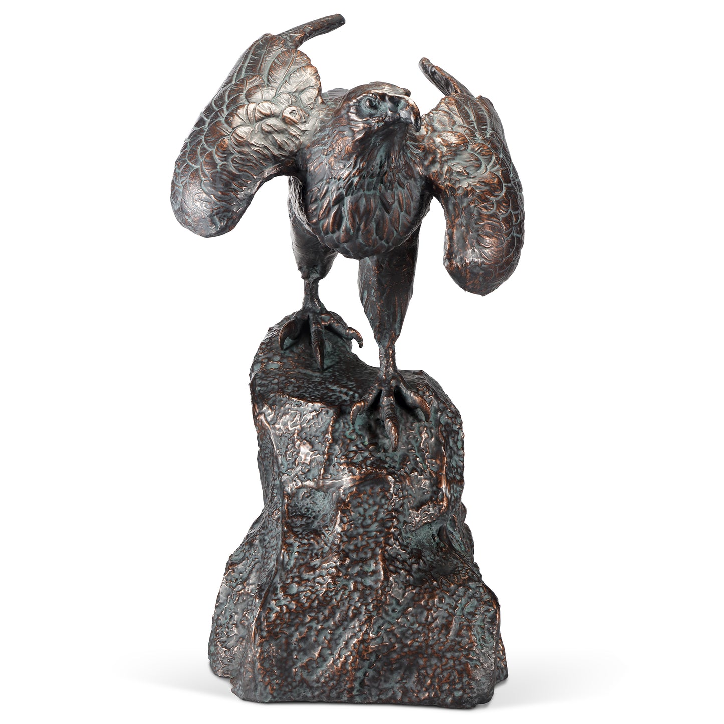 Perching Hawk Sculpture