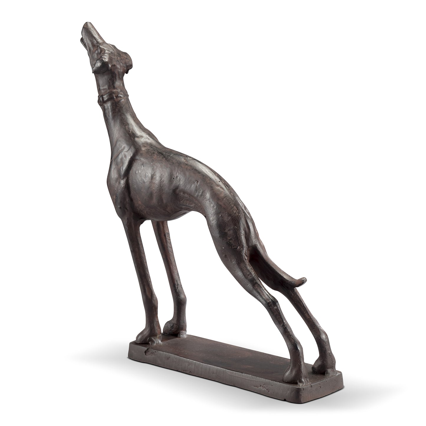 Baying Greyhound Sculpture