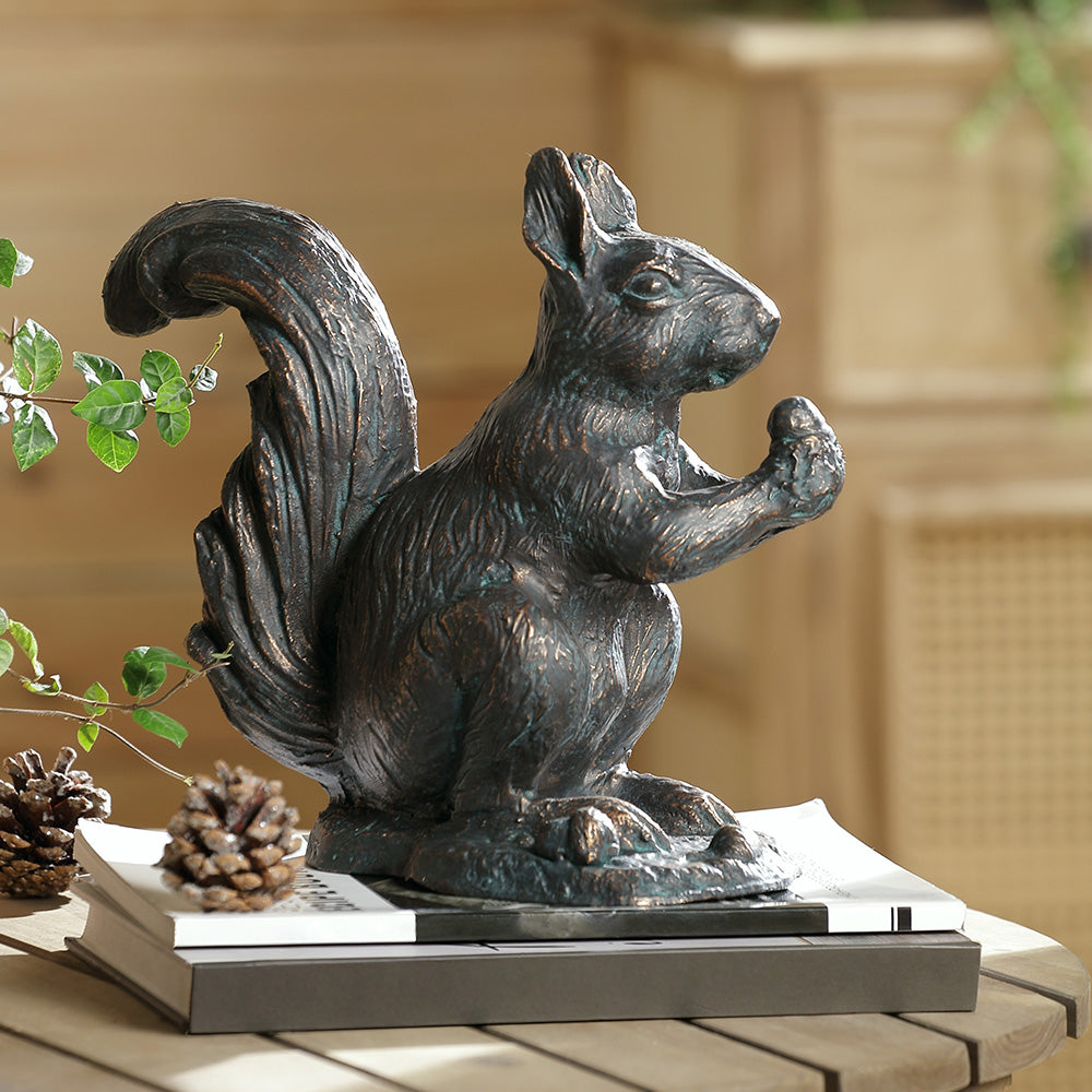Sitting Squirrel with Snack Sc