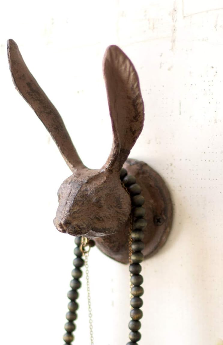 Rustic Cast Iron Rabbit Wall Hook