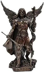 Archangel St. Gabriel With Cross And Trumpet