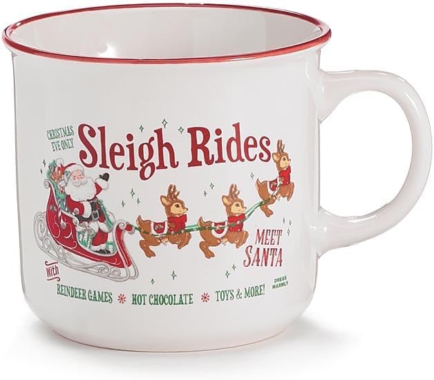 Sleigh Rides With Santa Coffee Mug