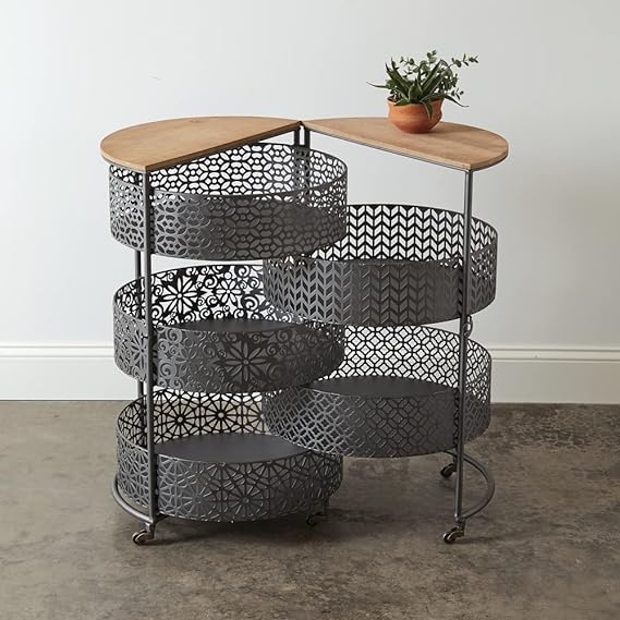 Metal Expandable Storage Table